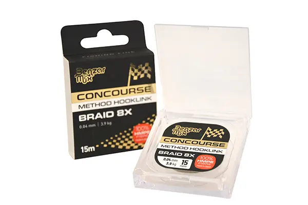 Benzar Concourse Braided Hooklink, 15 m, 0,14 mm