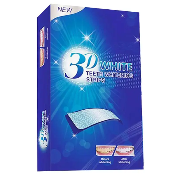 Benzi Albire Dinti, 3D White, Teeth Whitening, Cutie 14 Plicuri, 28 Benzi