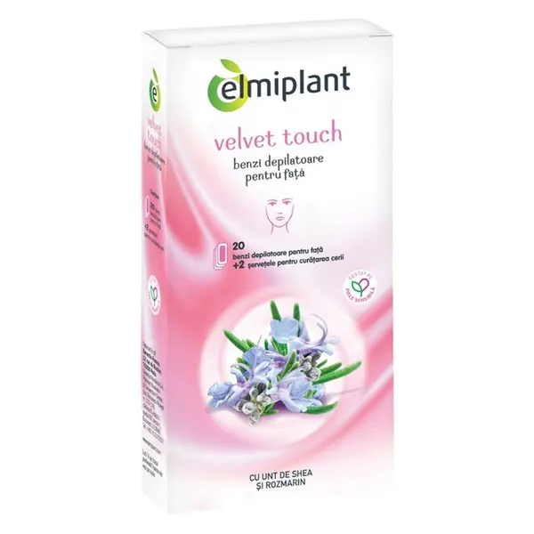 Benzi Depilatoare pentru Fata Elmiplant x 20 Bucati