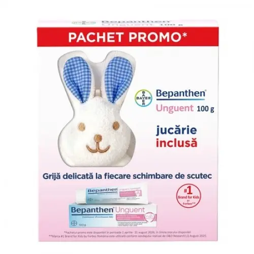 Bepanthen 5% unguent x 100g+jucarie pach.promo Zephyr Labs