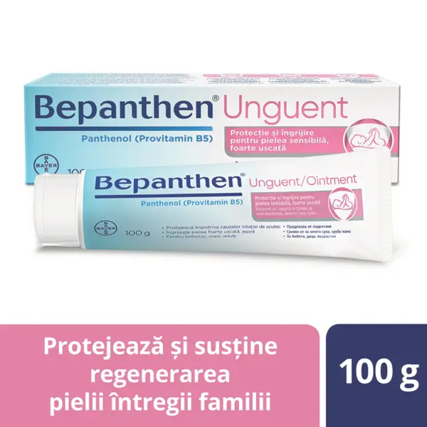 Bepanthen unguent pentru iritatiile de scutec, Bayer | 100 g