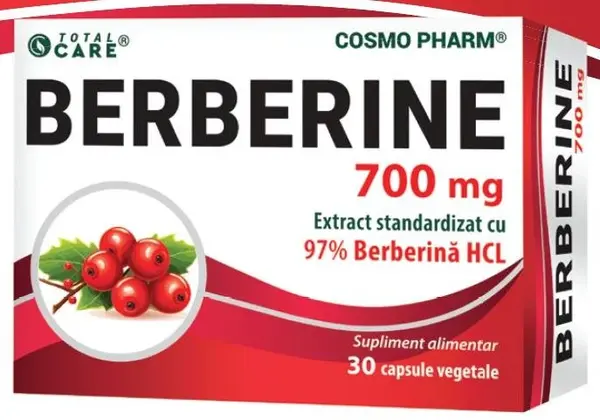 Berberine, 700 mg, 30 capsule, Cosmo Pharm