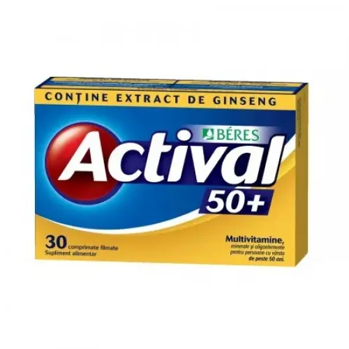 Beres Actival 50+, 30 comprimate filmate Zephyr Labs
