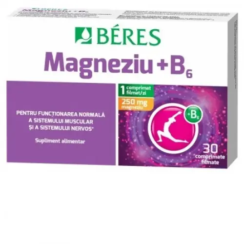 Beres Magneziu + B6, 30 comprimate filmate Zephyr Labs
