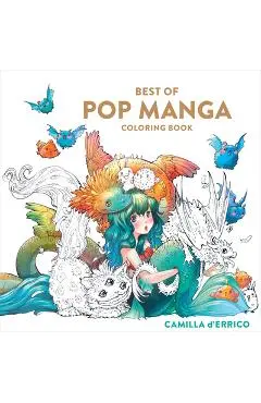 Best of Pop Manga Coloring Book - Camilla D'errico
