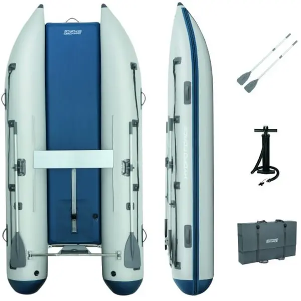 Bestway Barca gonflabila Bestway Laconia Elite Sport, 3.35m x 1.60m x 47cm, 2 padele 162 cm, pompa de aer inclusa