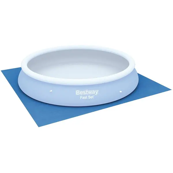 Bestway Covoras pentru piscina Bestway 58003, 488 x 488 cm, Albastru