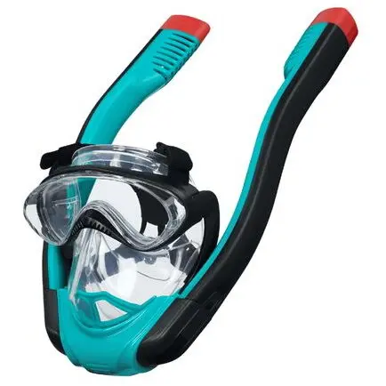 Bestway Masca de snorkeling Bestway Flowtech Full Face pentru adulti, marimea S/M, cu vedere completa la 180°