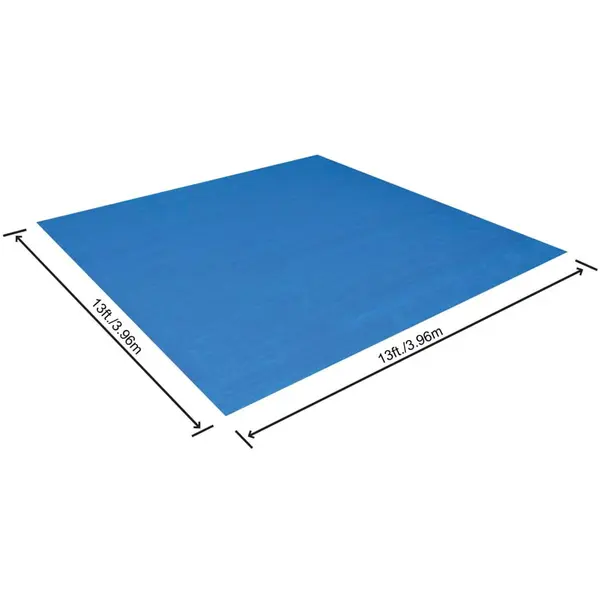 Bestway Panza de sol pentru piscina Bestway, Polietilena, 396 x 396 cm, Albastru