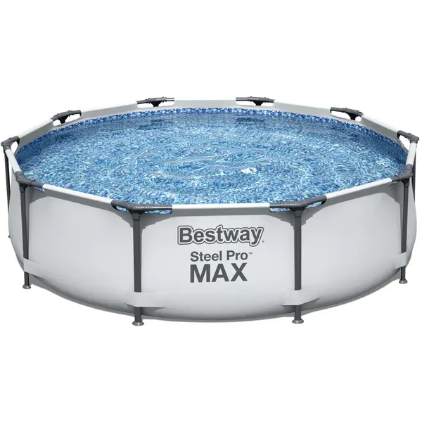 Bestway Piscina cu cadru metalic Steel Pro MAX, Bestway cu pompa si filtru, 305 x 76 cm