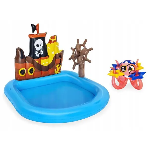 Bestway Piscina gonflabila pentru copii Bestway, model pirat, Multicolor