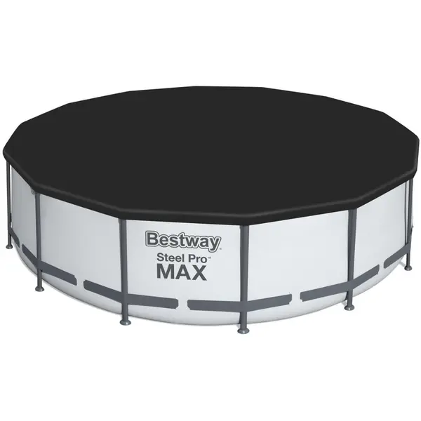 Bestway Prelata pentru acoperit piscina Bestway, 427cm, PVC, negru