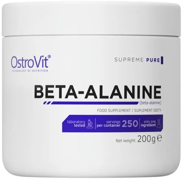 Beta-Alanine Powder, fără gust, 200 g, OstroVit