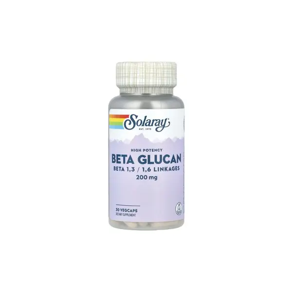 Beta Glucan 200mg, Solaray, 30 capsule, Secom