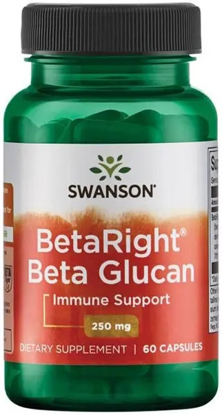 BetaRight Beta Glucans, 250 mg, 60 capsule, Swanson