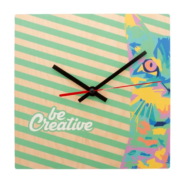 BeTime Wood B ceas perete, personalizat