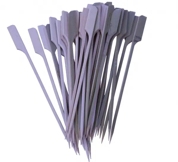 Betisoare cu cap lat pentru activitati crafts,lemn,15cm,40 bucati set