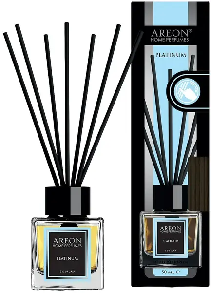 Bețișoare de tămâie Areon Lux - Platinum, 50 ml