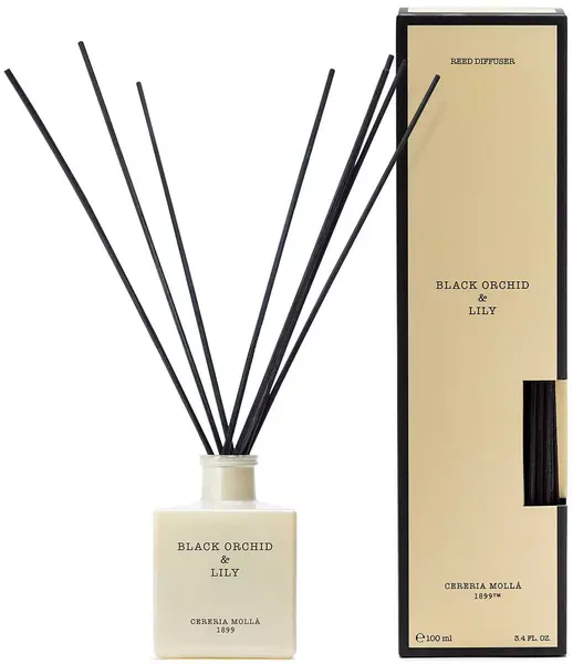 Bețișoare de tămâie Cereria Molla - Black Orchid & Lily, 100 ml