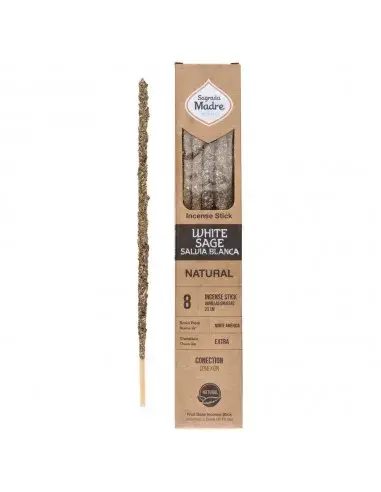 Bețișoare parfumate Palo Santo Sage 23 cm - Sagrada Madre