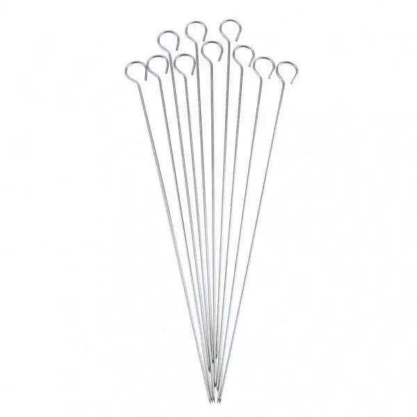 Betisoare pentru frigarui,otel,400 mm -set 10 buc
