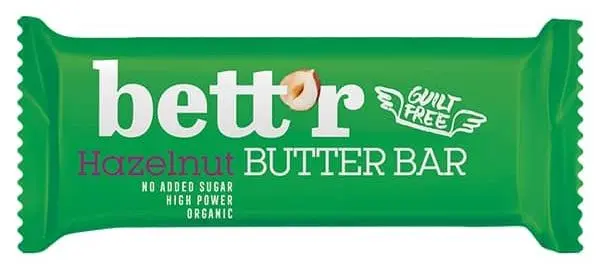 Bett'r Bio bar, pastă de alune, 30 g