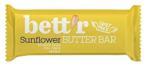 Bett'r Bio bar, pastă de semințe de floarea-soarelui, 30 g
