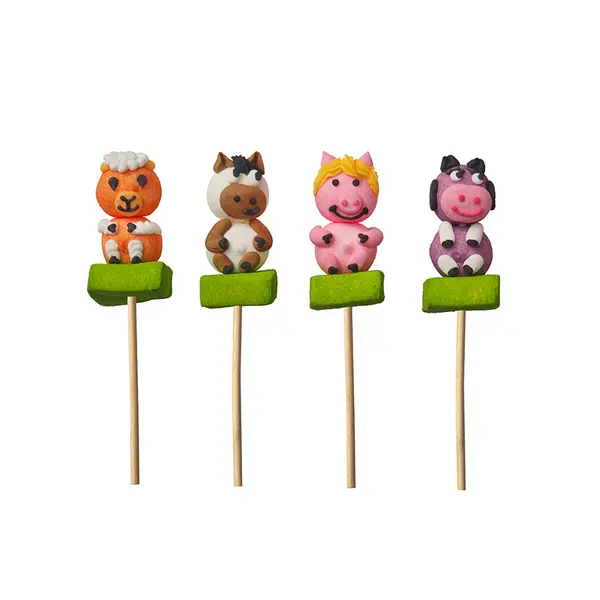 Bezele - Brochettes Guimauves 4 Animaux (mai multe modele) | Les Gourmandises de Sophie