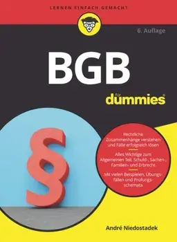 BGB fur Dummies. 6. Auflage, Paperback/Andre Niedostadek