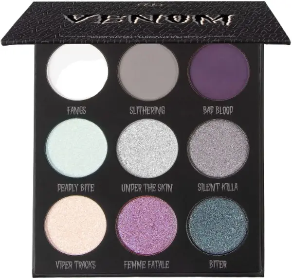 BH Cosmetics Poison - Paletă de farduri Venom, 9 culori