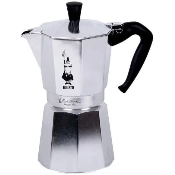 Bialetti Espressor moka Express Bialetti 9 cesti, Argintiu