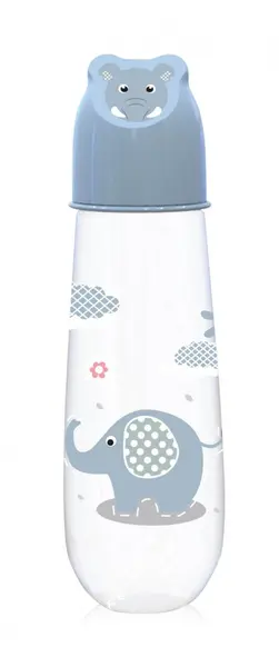 Biberon Animals 250 ml capac decorat 0 luni+ Moonlight Blue