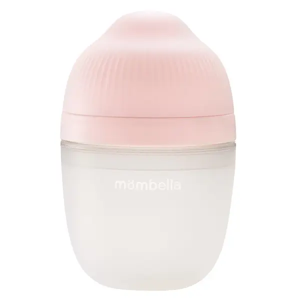 Biberon Anticolici Mombella Brest-Like 210ml Tetina M flux mediu 100 Silicon Old Roze