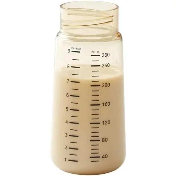 Biberon anticolici premium cu tetina M galben 260 ml