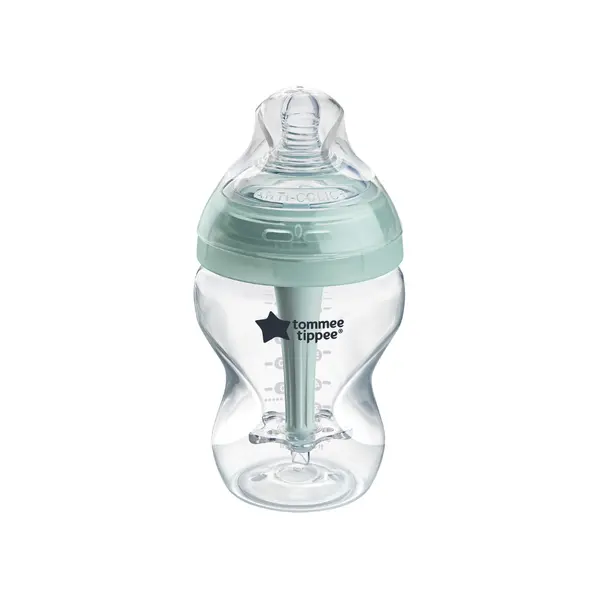 Biberon cu autosterilizare Advanced Anti-colici Natural Start, 0 luni+, 260 ml, Tommee Tippee