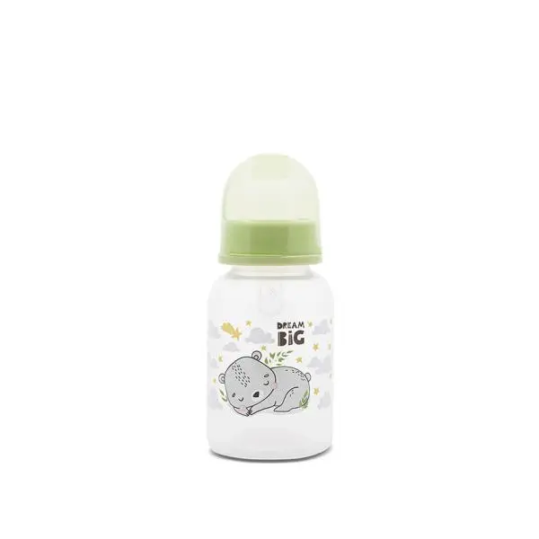 Biberon cu capac 0 luni+ 125 ml Fresh Green