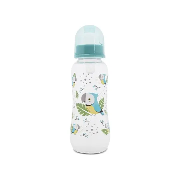 Biberon cu capac, 0 luni+, 250 ml, Aqua Blue