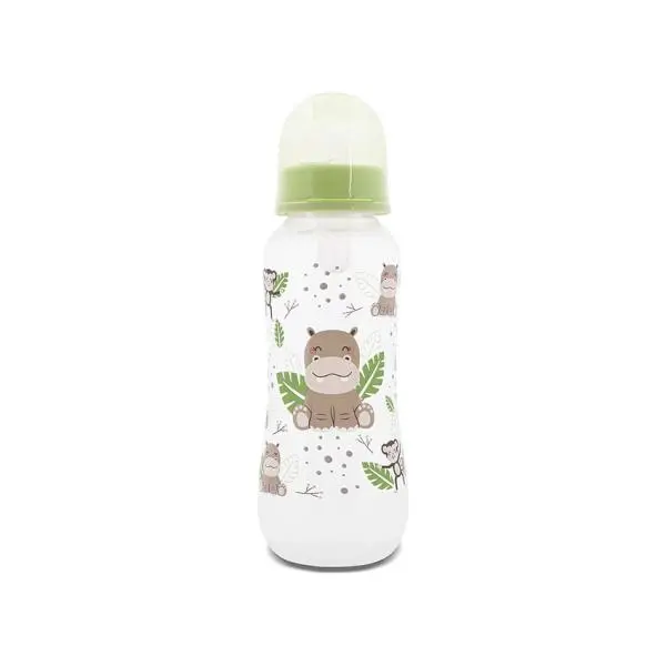 Biberon cu capac, 0 luni+, 250 ml, Fresh Green