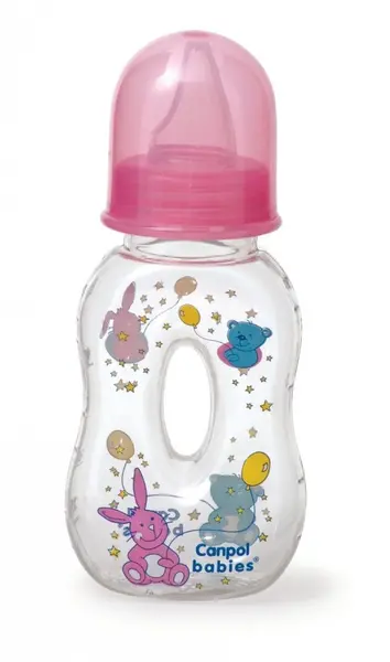 Biberon cu gaura pentru o prindere usoara - 120 ml