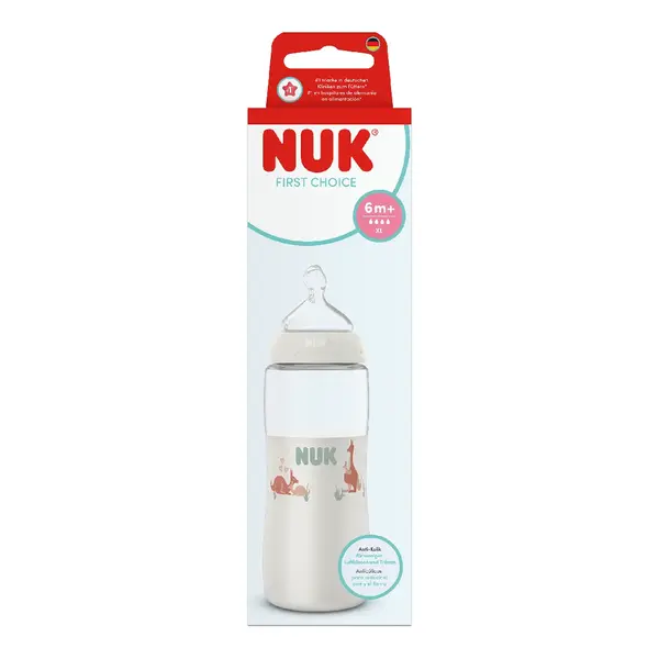 Biberon First Choice, flux XL, 6 luni+, 360 ml, Nuk