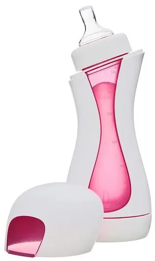Biberon iiamo go home -Alb si roz, 380 ml