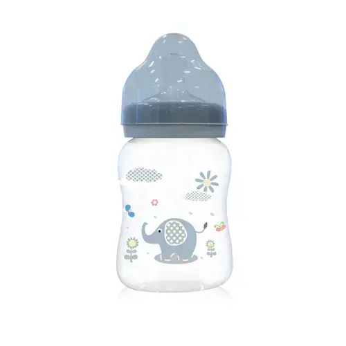 Biberon Lorelli, 0 luni+, 250 ml, Moonlight Blue