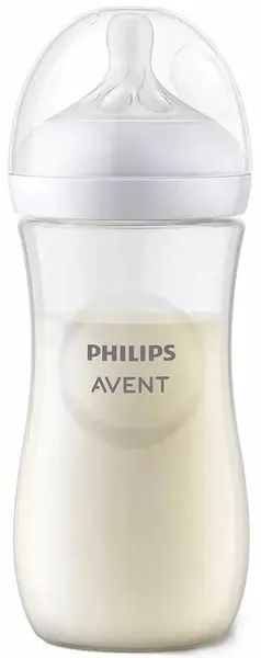 Biberon Philips Avent - Natural Response 3.0, flow 4/rapid, 6 m+, 330 ml