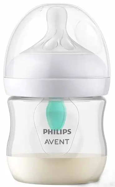 Biberon Philips Philips Avent - Natural Response 3.0, AirFree, flow 2/lent, 0m+, 125 ml