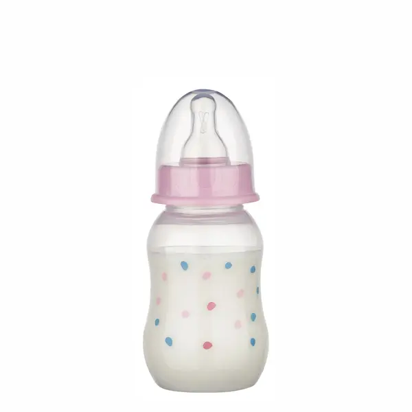 Biberon PP fara BPA, decor buline, tetina S, 45010, Baby Nova | 130 ml