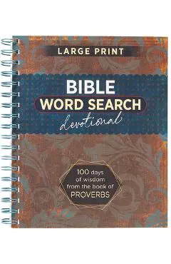 Bible Word Search Devotional: 100 Days of Wisdom from the Book of Proverbs - Broadstreet Publishing Group Llc