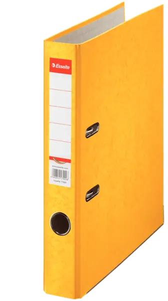 Biblioraft A4 carton prespan 5 cm/ 7.5 cm diverse culori Esselte Rainbow Biblioraft A4 carton prespan 5 cm/ 7.5 cm diverse culori Esselte Rainbow 5 cm galben