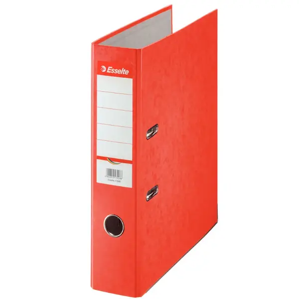Biblioraft A4 carton prespan 5 cm/ 7.5 cm diverse culori Esselte Rainbow Biblioraft A4 carton prespan 5 cm/ 7.5 cm diverse culori Esselte Rainbow 7.5 cm rosu