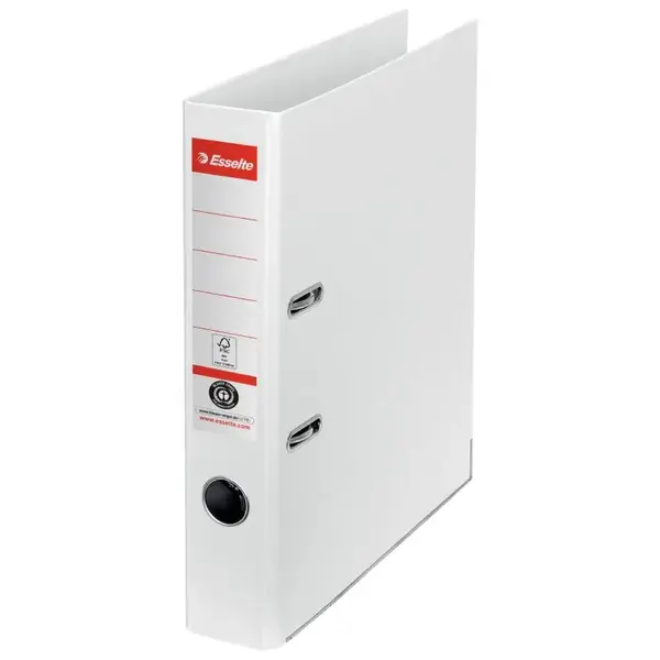 Biblioraft A4 carton reciclat 5 cm/7.5 cm diverse culori Esselte No.1 Power Recycled Biblioraft A4 carton reciclat 5 cm/7.5 cm diverse culori Esselte No.1 Power Recycled 5 cm alb