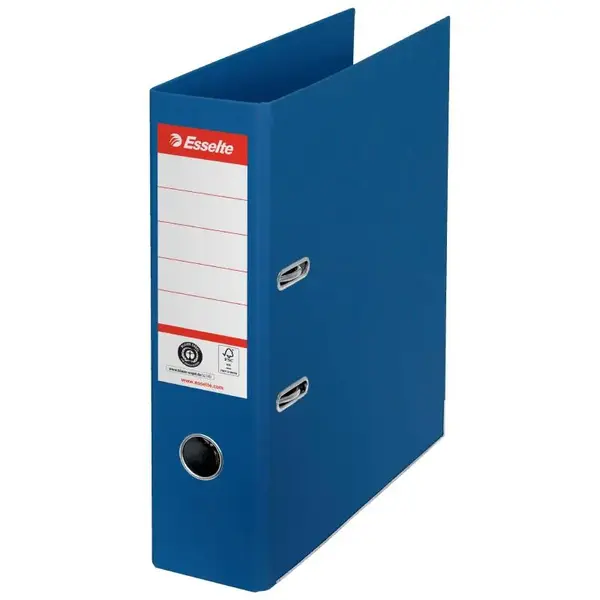 Biblioraft A4 carton reciclat 5 cm/7.5 cm diverse culori Esselte No.1 Power Recycled Biblioraft A4 carton reciclat 5 cm/7.5 cm diverse culori Esselte No.1 Power Recycled 7.5 cm albastru